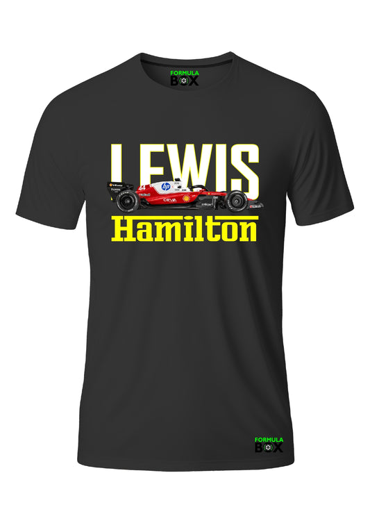 Camiseta Lewis Hamilton SF-26 Preto Premium