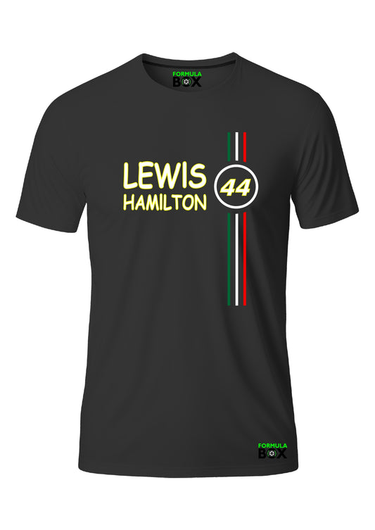 Camiseta Lewis Hamilton Preto Premium