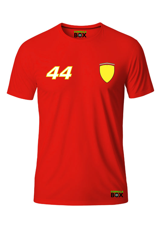 Camiseta Lewis Hamilton 44 Vermelho Premium