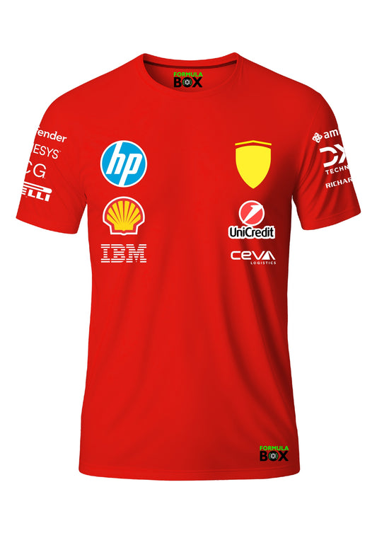 Camiseta Lewis Hamilton Scuderia Vermelho Premium