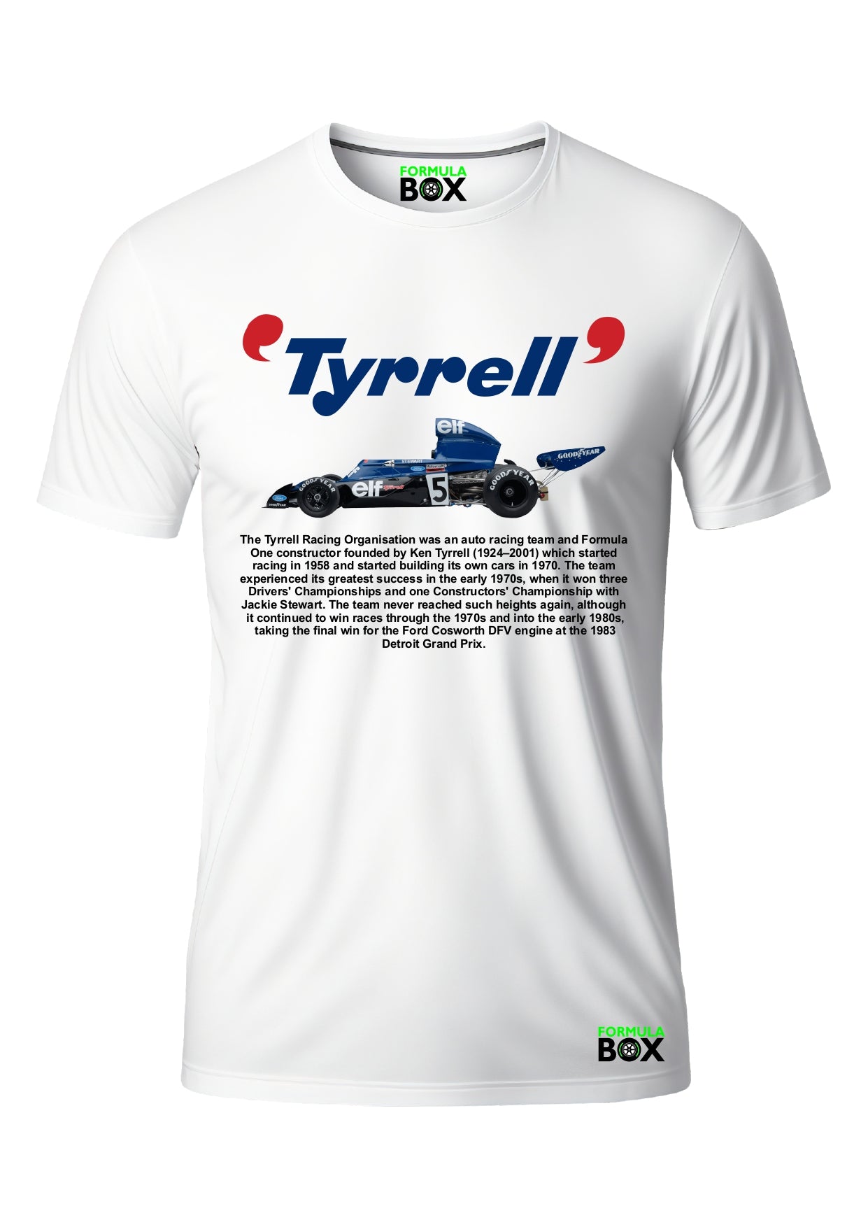 Camiseta Tyrrell Racing Algodão