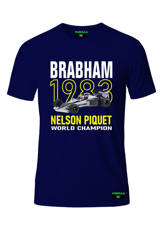 Camiseta Brabham F1 1983 Nelson Piquet Algodão