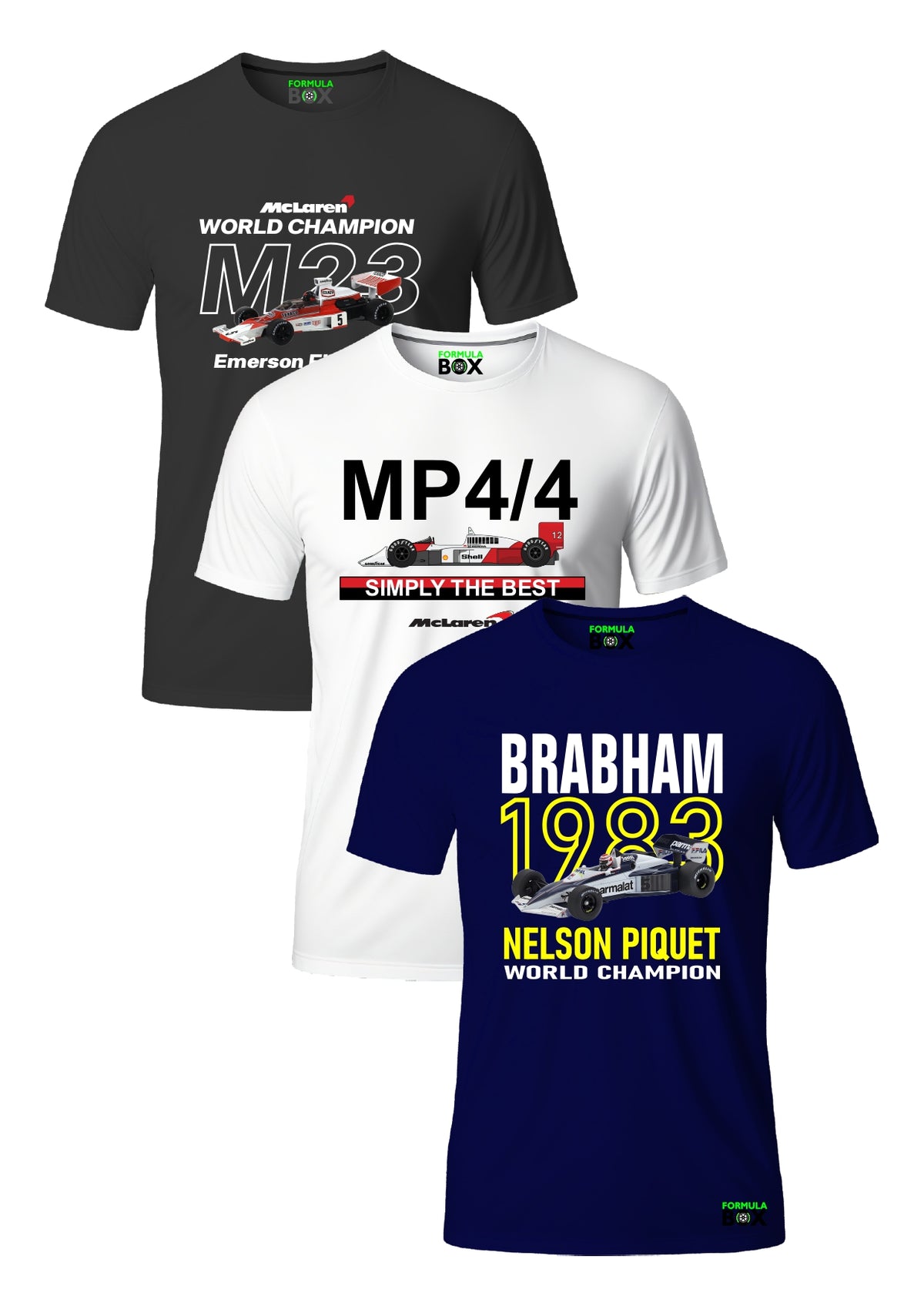 Kit 3 Camisetas - Trio Brasileiro Campeão do Mundo - Algodão Premium