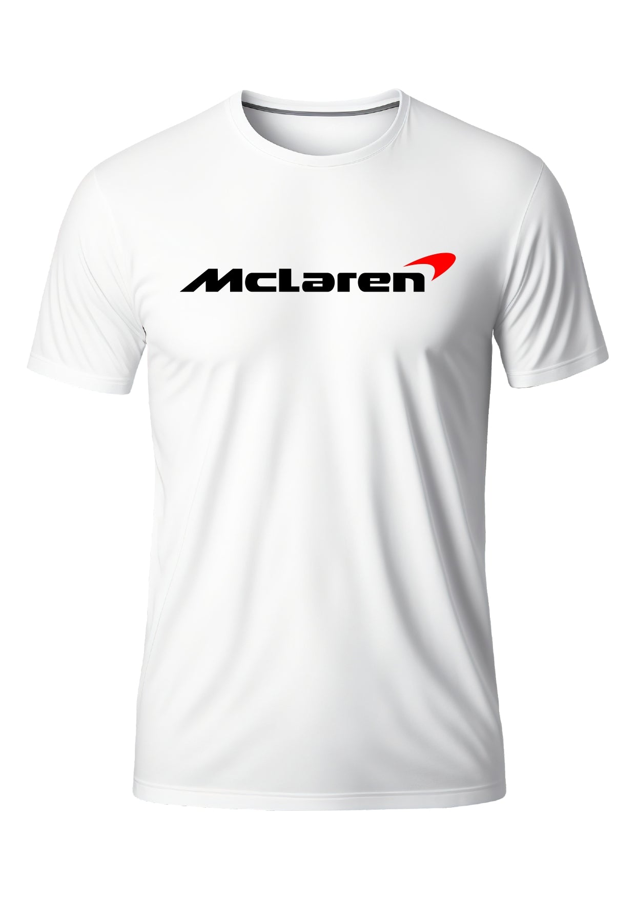 Camiseta Oscar Piastri McLaren Branco Dry Fit Poliéster