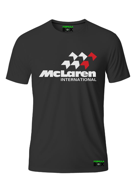 Camiseta McLaren International 1981 Preto Premium
