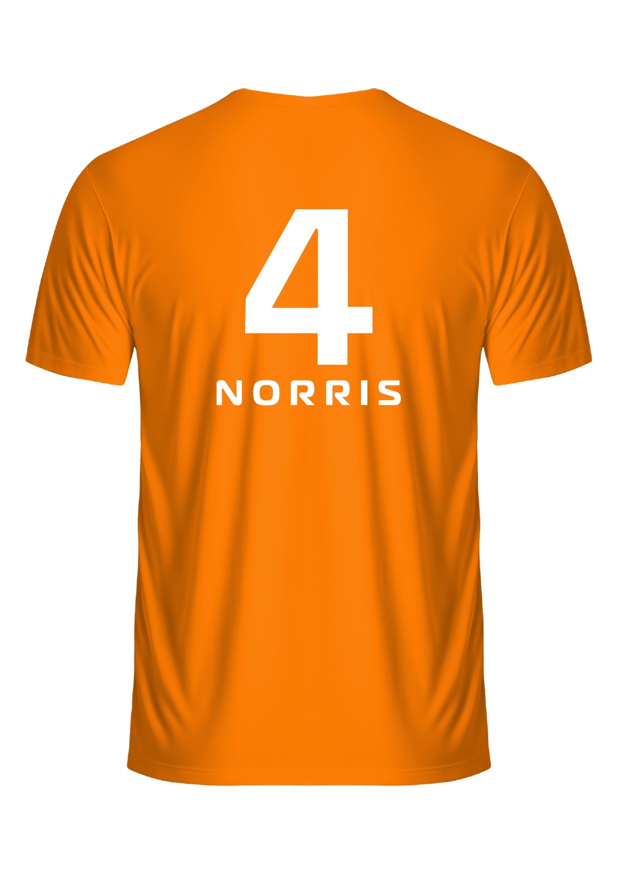 Camiseta Lando Norris 4 Laranja Algodão