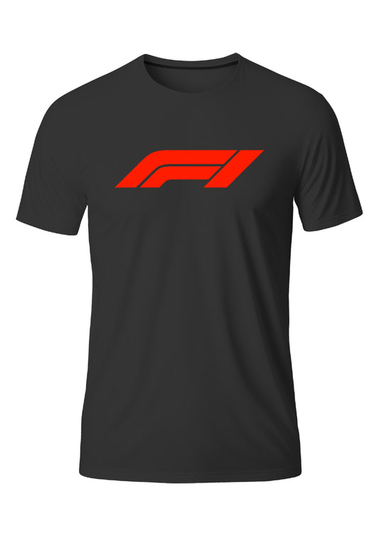 Camiseta Formula 1 Preto Algodão Infantil 14