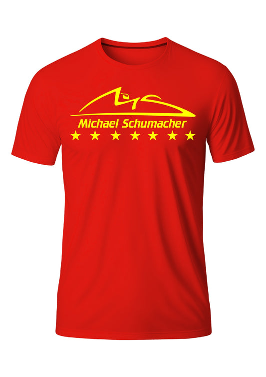 Camiseta Michael Shumacher Vermelho Algodão