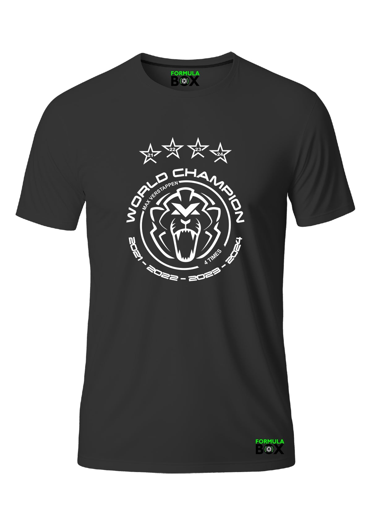 Camiseta Max Verstappen Leão Preto Premium