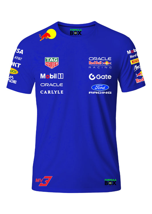 Camiseta Max Verstappen Red Bull 2026 Azul Premium
