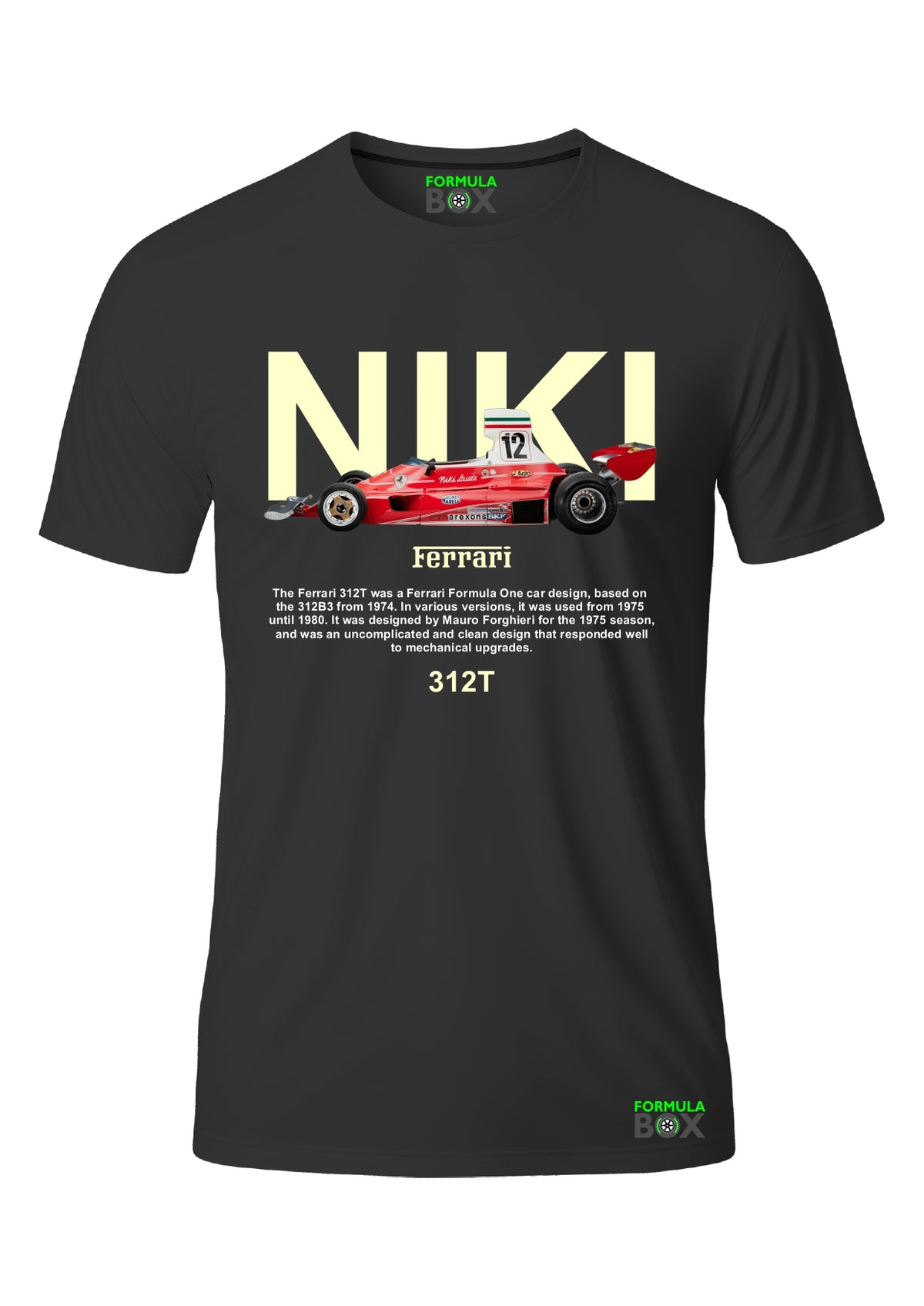 Kit 3 Camisetas - Jackie Stewart, Niki Lauda e Shumacher - Algodão Premium