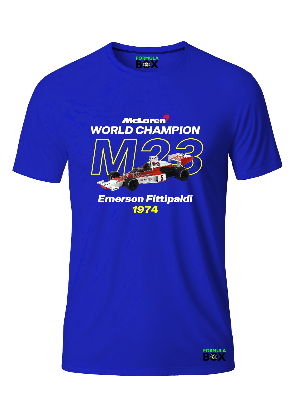 Camiseta Emerson Fittipaldi Especial Brasil Copa Algodão