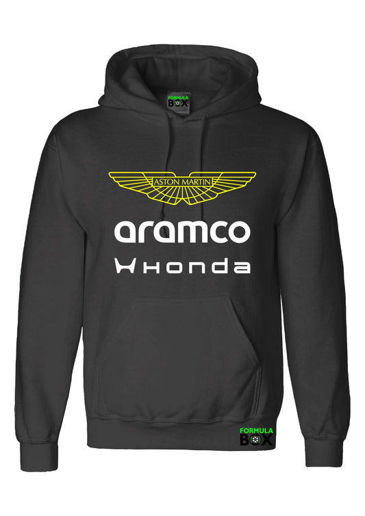 Moletom Canguru Aston Martin Honda Preto