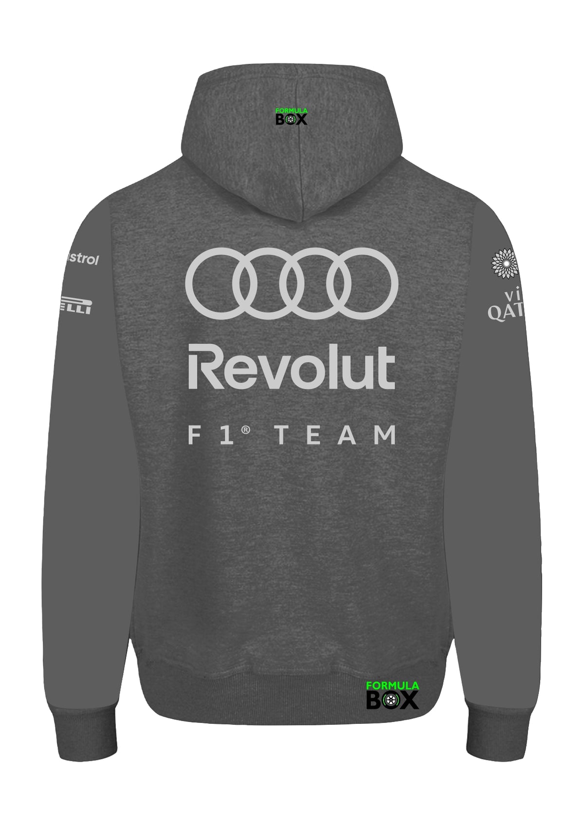 Moletom Canguru Audi 2026 Cinza