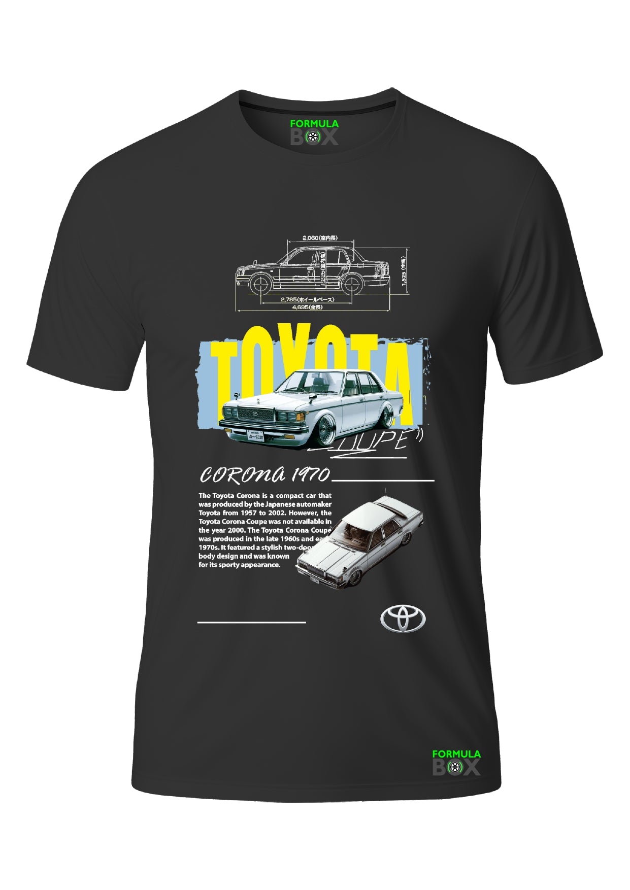 Camiseta Toyota Corona 1970