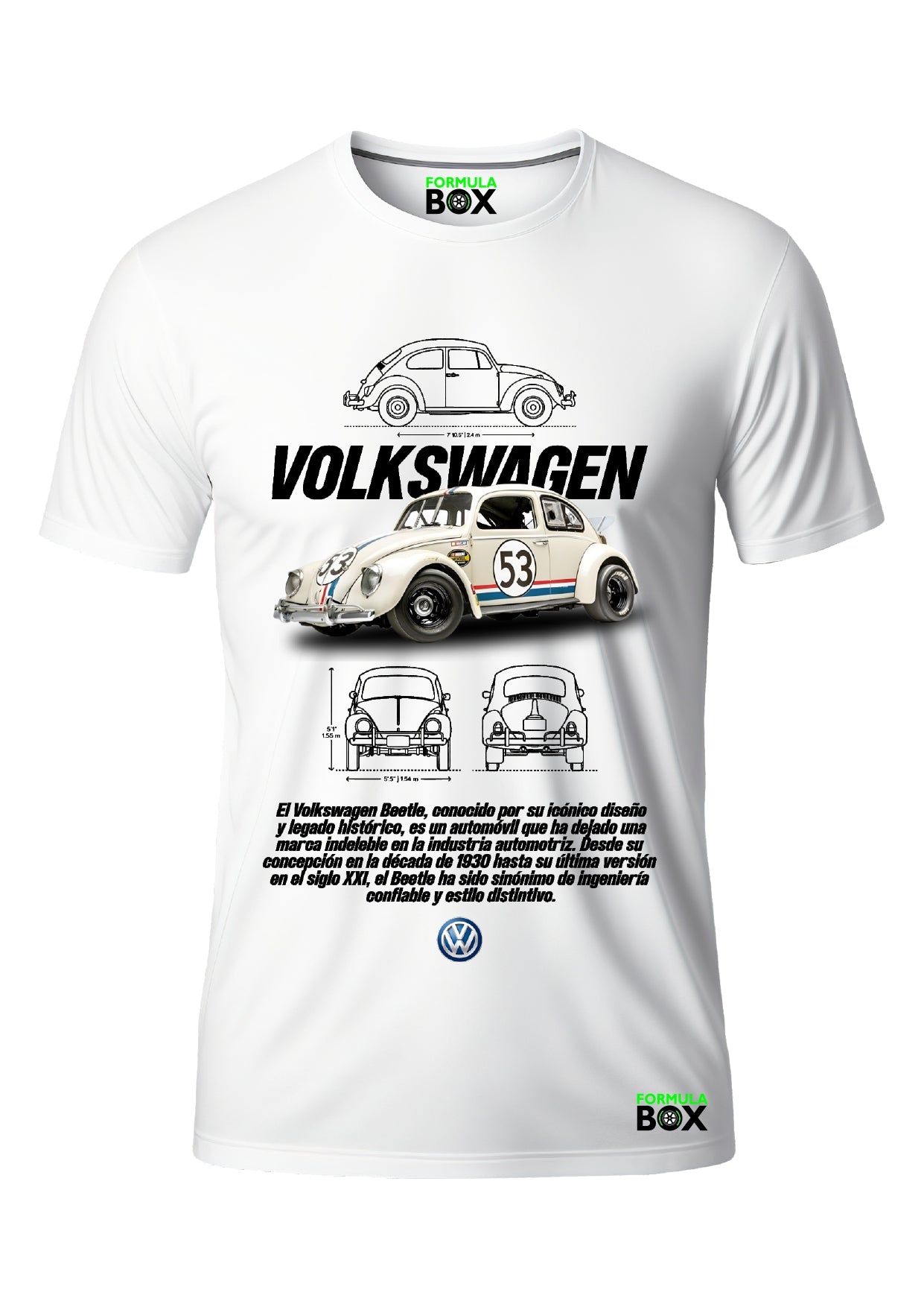 Camiseta Fusca Herbie 53