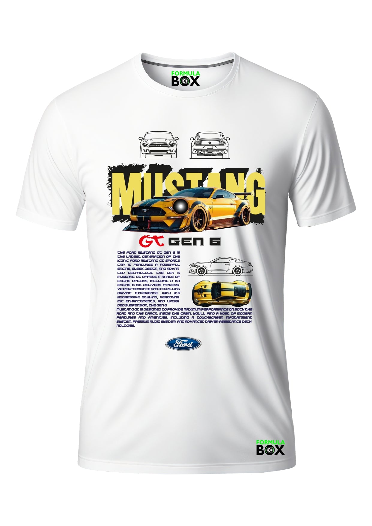 Camiseta Mustang GT GEN 6