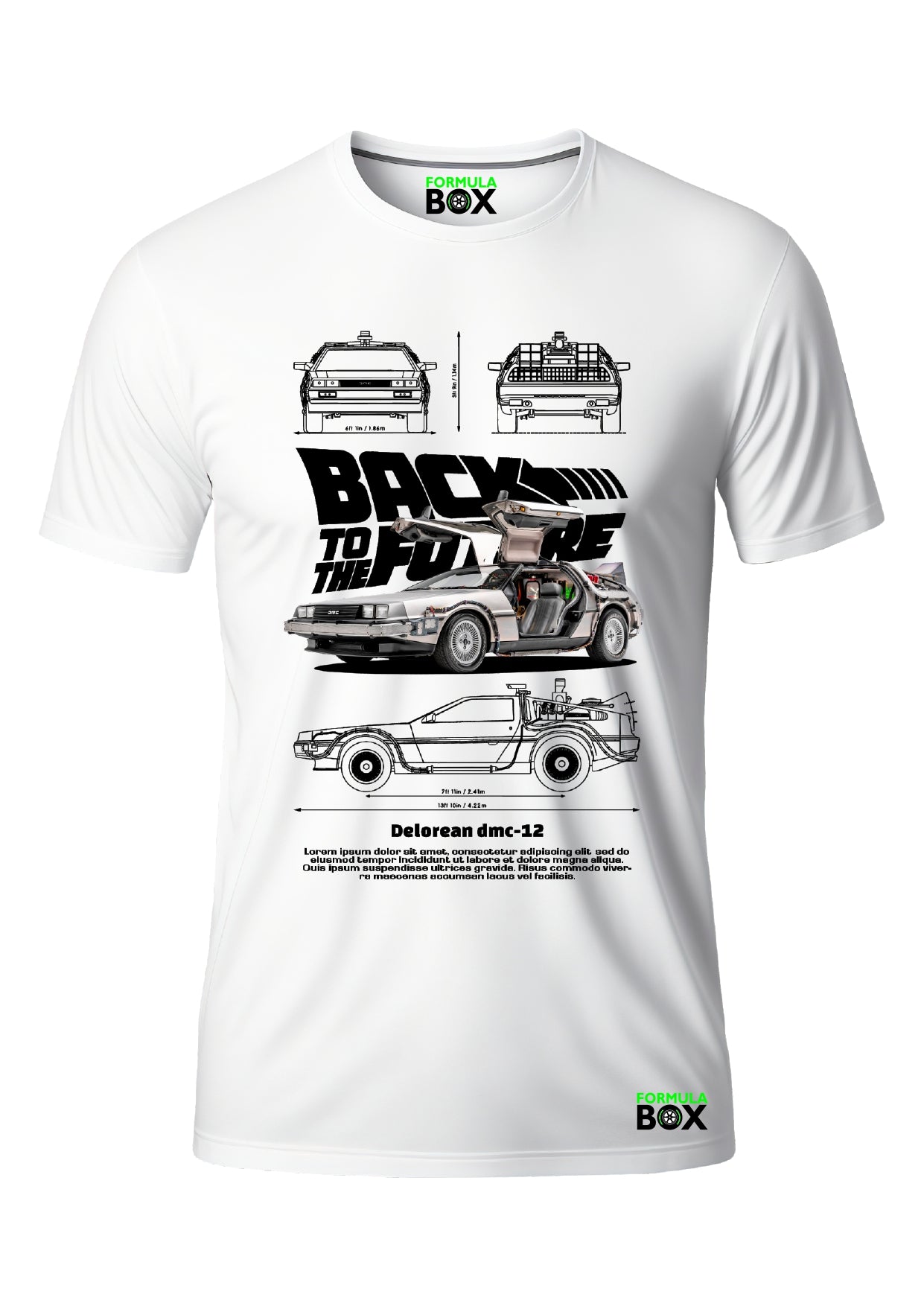 Camiseta Deloran DMC12 De volta ao futuro