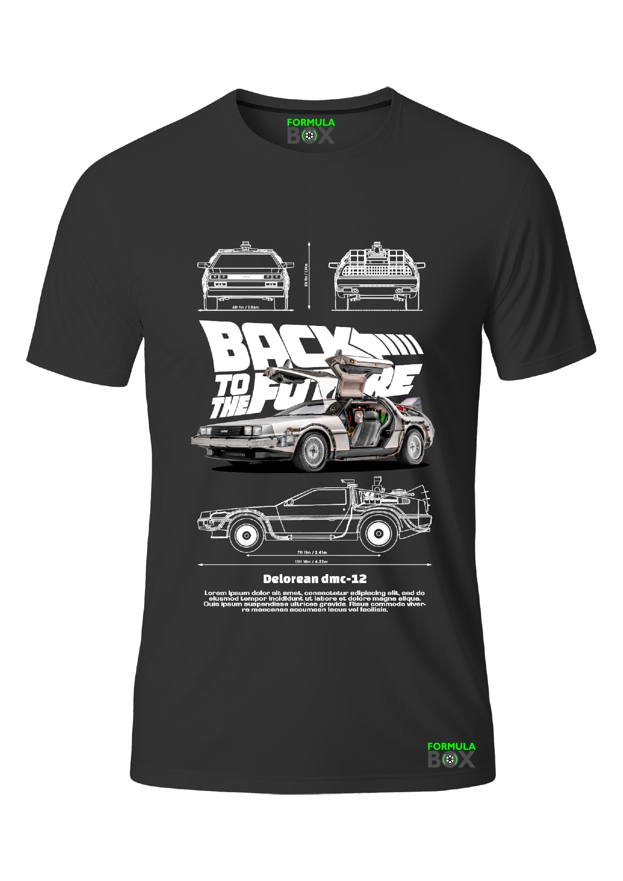 Camiseta Deloran DMC12 De volta ao futuro