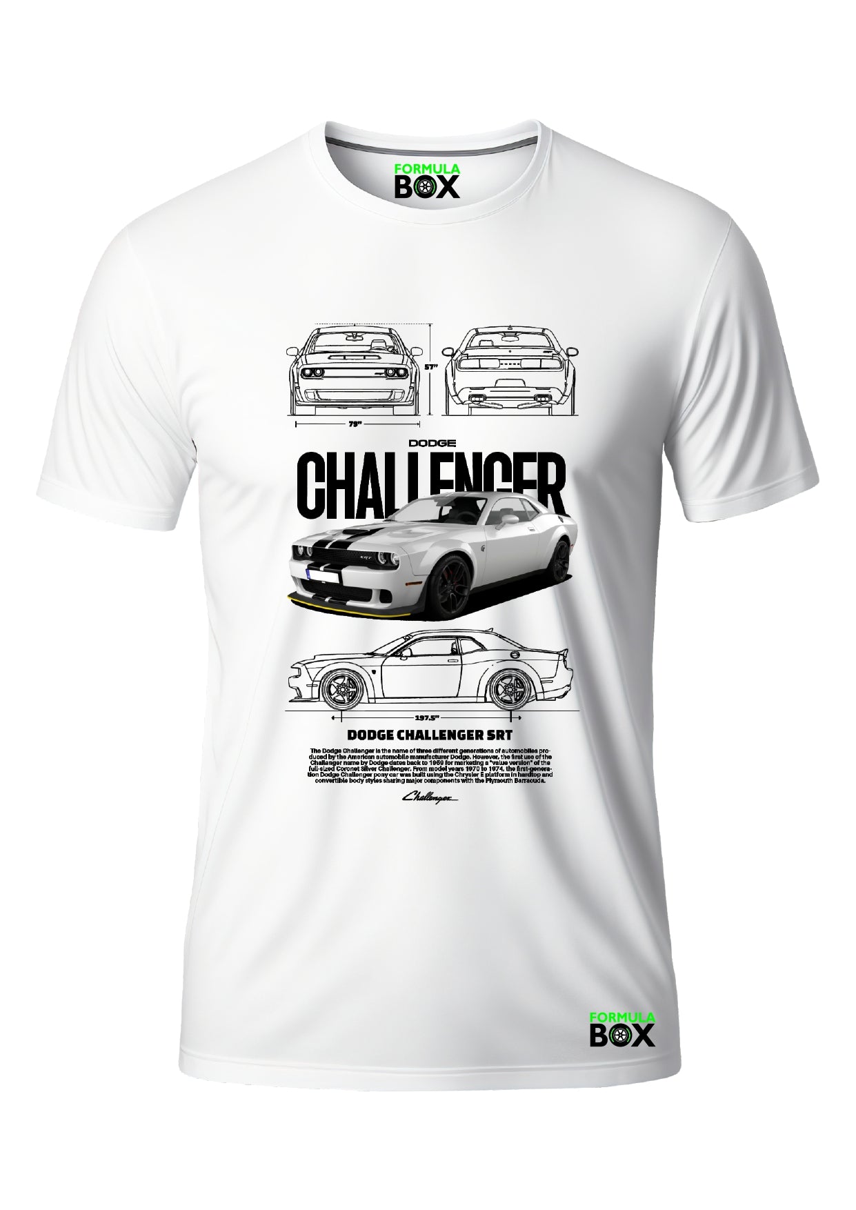 Camiseta Dodge Challenger SRT