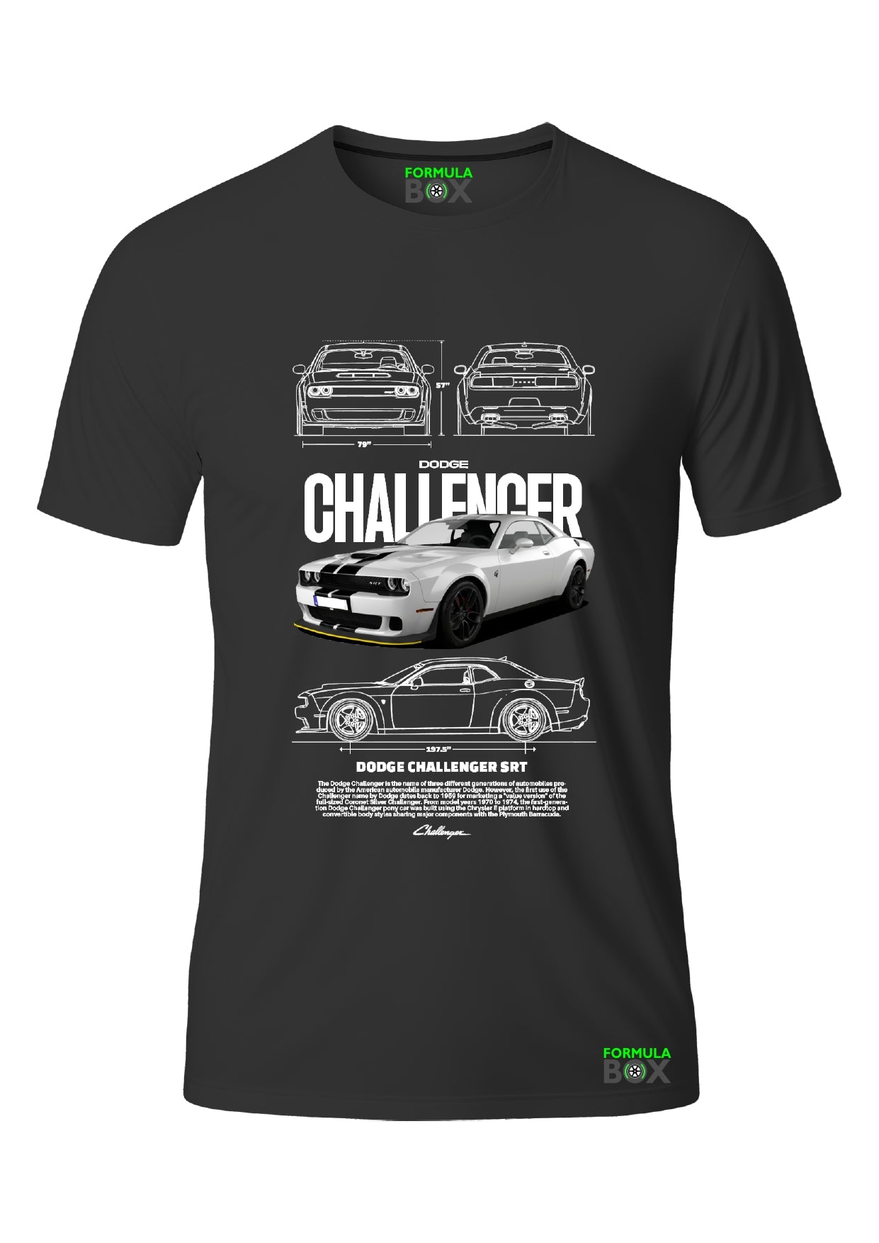 Camiseta Dodge Challenger SRT