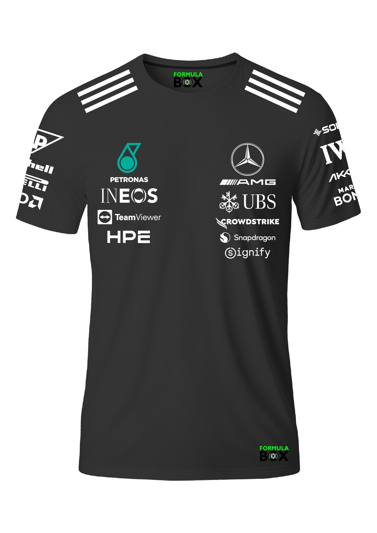 Camiseta Mercedes 2026 Preto Premium