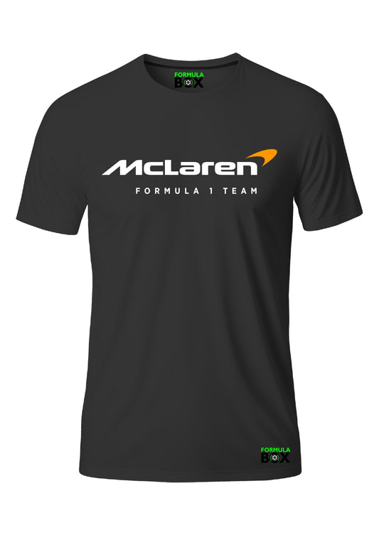 Camiseta McLaren Preto Algodão